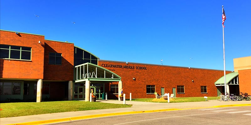 Clearwater Middle School in Waconia, Minnesota