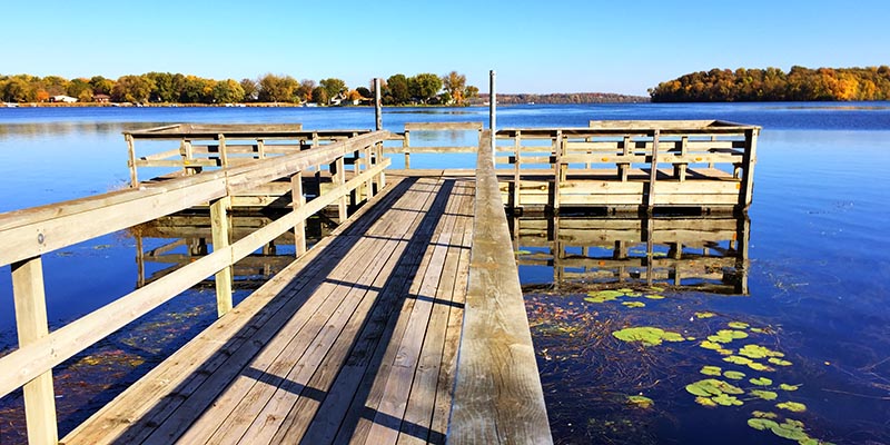 Lake Waconia Dock in Waconia, Minnesota