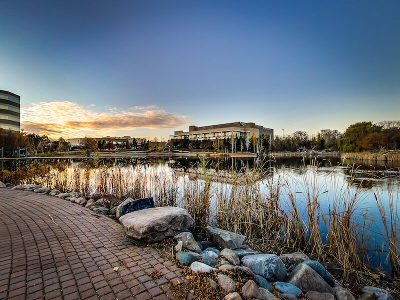 Centennial Lakes Park in Edina, Minnesota