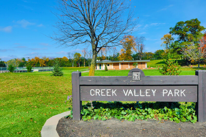 Creek Valley Park in Edina, Minnesota