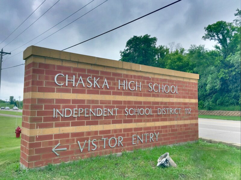 Sign of Chaska High School