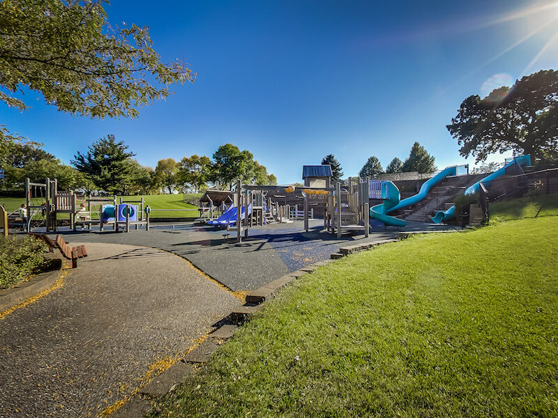 Playground in Staring Lake Park in Eden Prairie, Minnesota